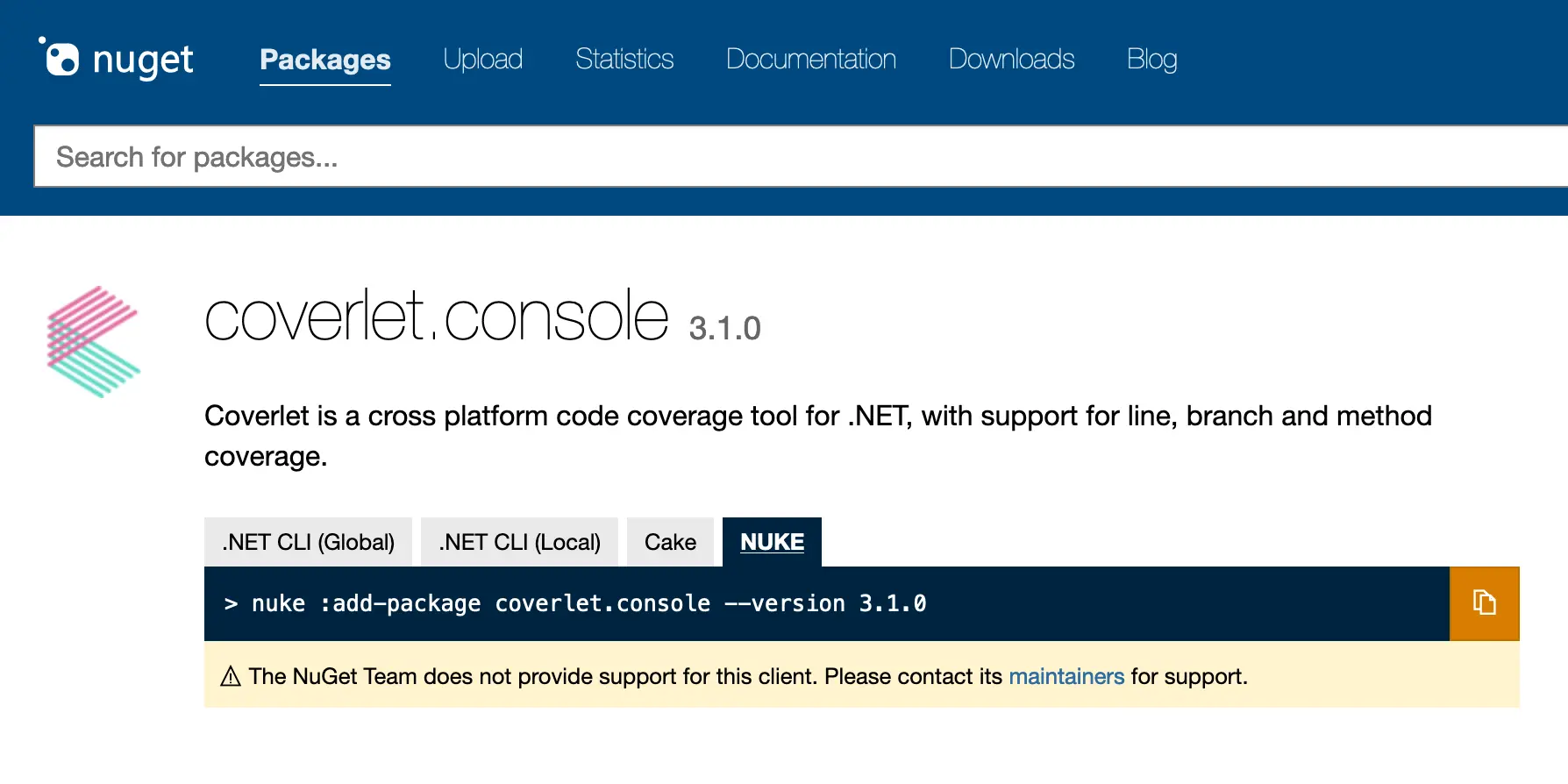 Adding packages from NuGet.org